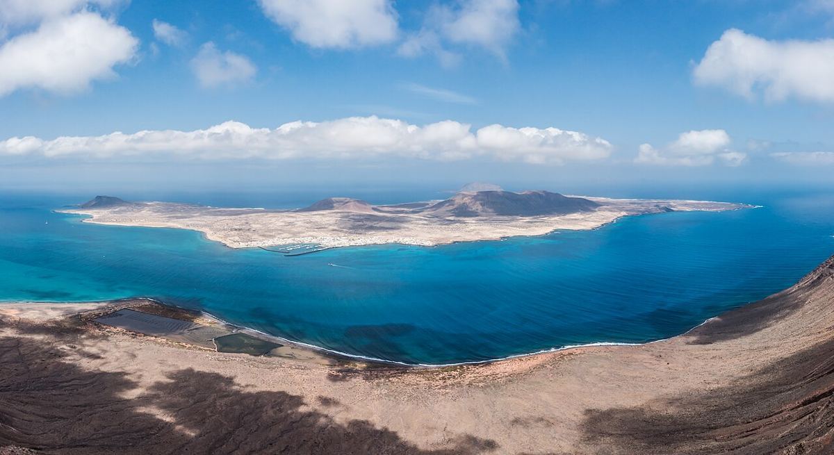La Graciosa — La Graciosa from Mirador del Rio